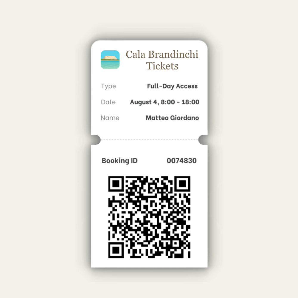 Cala Brandinchi Tickets: Day-Access + Digital Travel Guide